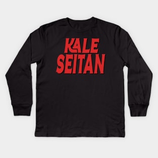 Kale Seitan Kids Long Sleeve T-Shirt